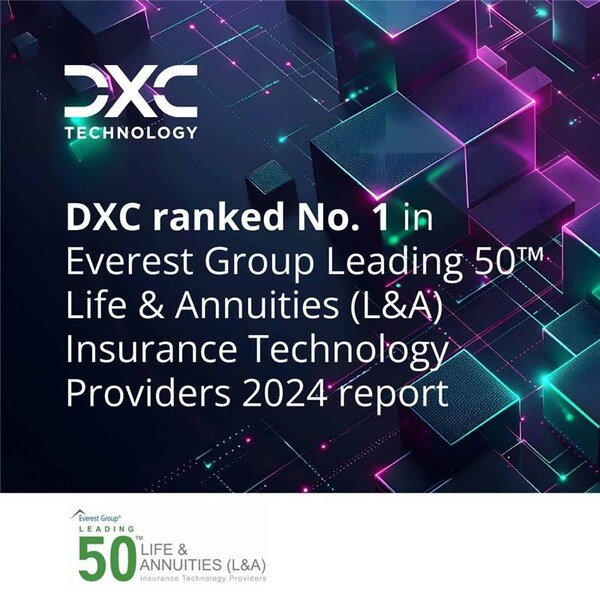 DXC ranked No. 1 in Everest Group