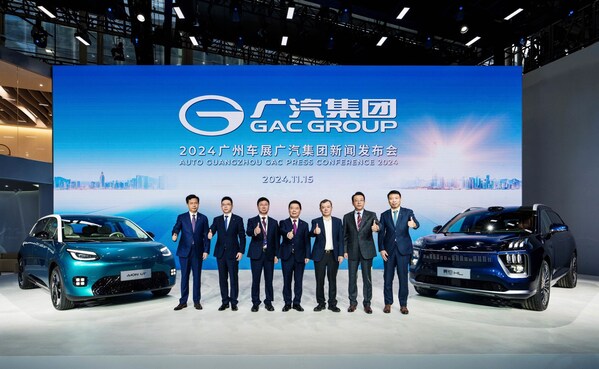 GAC Group Showcases New Energy Vehicles and Unveils "Panyu Action" at the 22nd Guangzhou International Auto Show (PRNewsfoto/GAC)