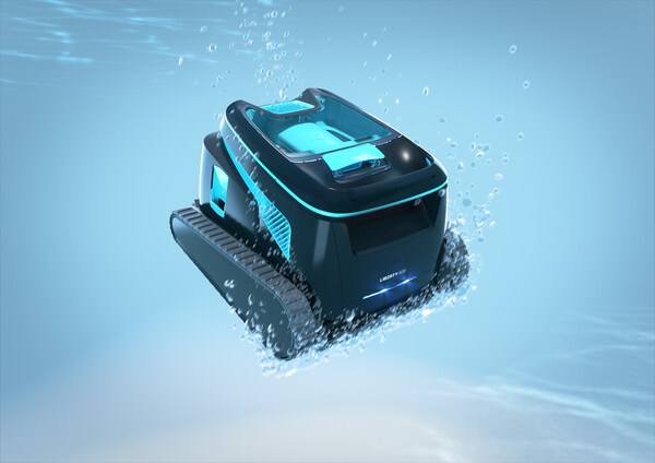 Meet the LIBERTY™ 600, Maytronics' top cordless robotic pool cleaner, featuring step jet-cleaning for complete coverage, multi-layer filtration for unmatched water clarity, Click-Up™ retrieval, and a 4.5-hour runtime-- perfect for large pools. Enjoy effortless, crystal-clear pool care!