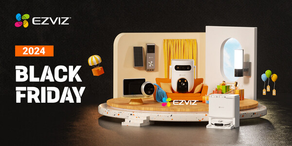 EZVIZ unveils its red-hot offers on award-winning smart devices for Black Friday 2024 only.