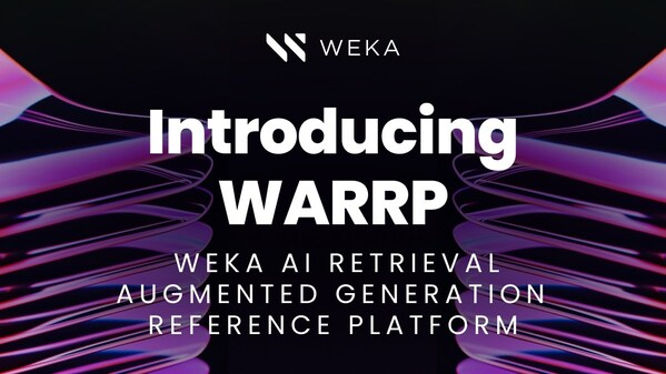 Introducing WARRP (PRNewsFoto/WekaIO)