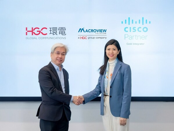 Alvin Wong, Chief Operating Officer – Group ICT Business, Solutions and Product at HGC Global Communications, and Iris Feng, General Manager, Cisco Hong Kong, Macau and South China, are collaborating to integrate AI into cybersecurity services. This strategic partnership empowers enterprises to effectively combat cyber threats while ensuring the continuous stability and security of their business operations.