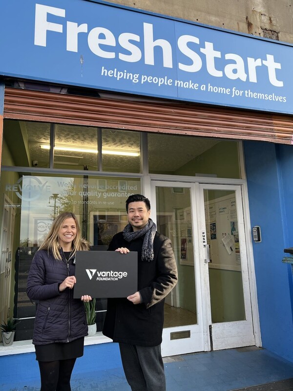 VANTAGE FOUNDATION PARTNERS WITH FRESH START TO SUPPORT EDINBURGH COMMUNITIES (PRNewsfoto/Vantage Foundation)