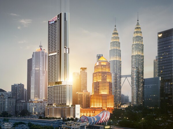 Otis akan melengkapkan Dawn KLCC 68 tingkat dengan sistem lif SkyRise® yang paling canggih