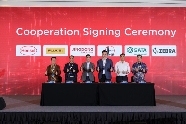 JINGDONG Industrials hosted a partner conference and signed agreements with partners in Indonesia