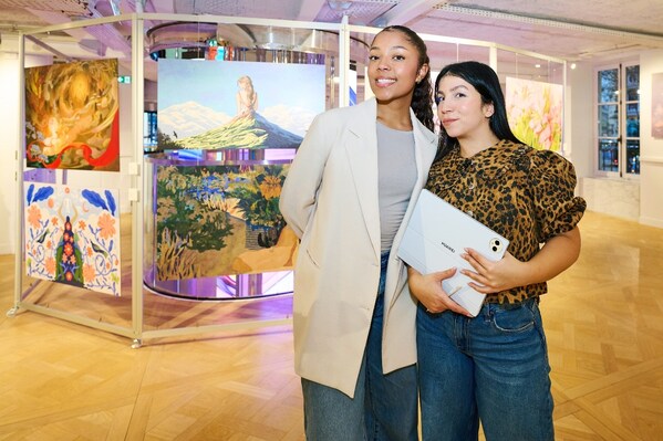 Hoạt động sáng tạo toàn cầu GoPaint đã có mặt tại HUAWEI Flagship Store Opéra, Paris (PRNewsfoto/HUAWEI)