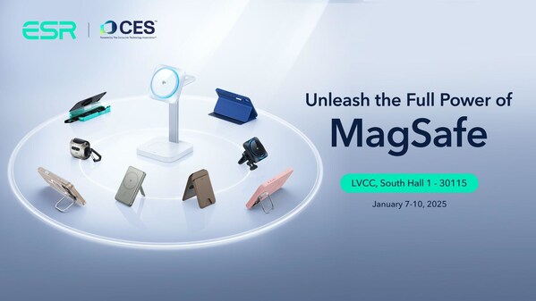 ESR will showcase its innovative solutions that unleash the full power of MagSafe at CES 2025