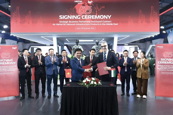 Viettel High Tech signs multi-million dollar contract for 5G deployment in the Middle East (PRNewsfoto/Viettel High Technology Industries Corporation)