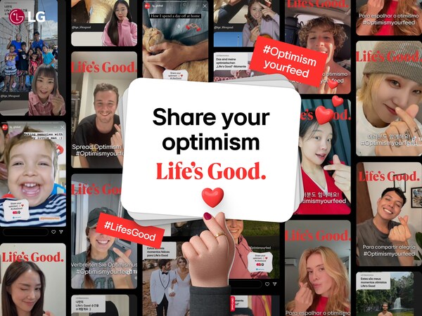 LG reveals state of global optimism as part of its Life's Good campaign