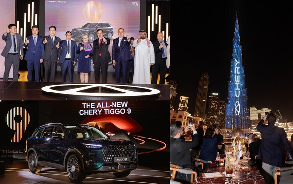 Chery's Flagship TIGGO 9 Makes Global Debut (PRNewsfoto/Chery Automobile Co., Ltd.)