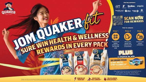 CISION PR Newswire - Quaker Empowers Malaysians to Stay Consistently Confident with Healthy and Mindful Habits