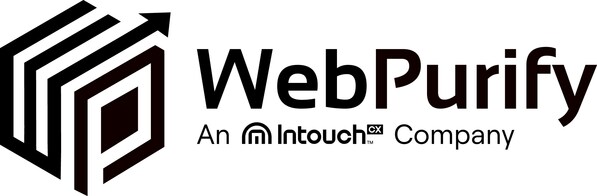 The updated WebPurify logo, reflecting its integration with IntouchCX, combines the strengths of both brands in a unified design.