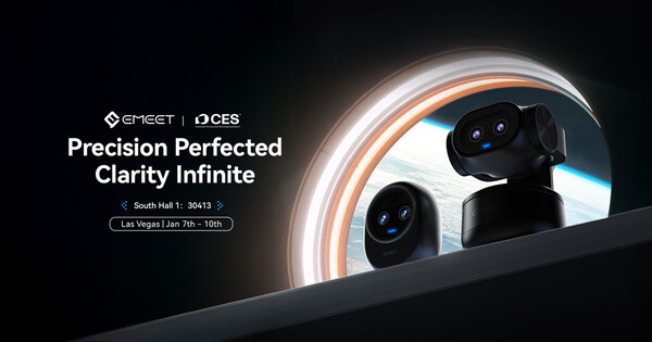 CISION PR Newswire - EMEET Unveils Groundbreaking Dual-Camera 4K AI Webcams at CES 2025