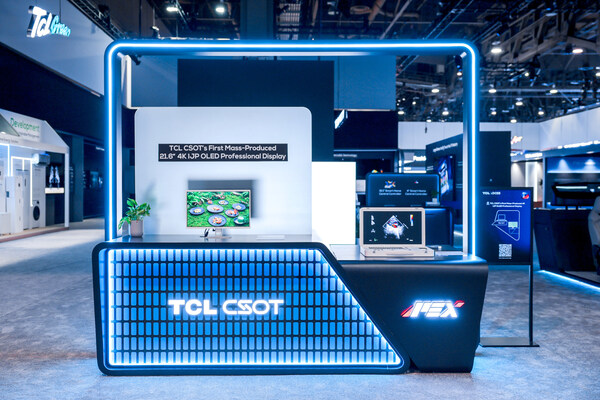 TCL CSOT Showcases APEX Technology Brand and IJP OLED Solutions at CES 2025 (PRNewsfoto/TCL China Star Optoelectronics Technology)