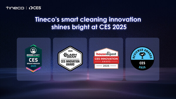 Tineco Earns Top Honors and Redefines Smart Cleaning at CES 2025