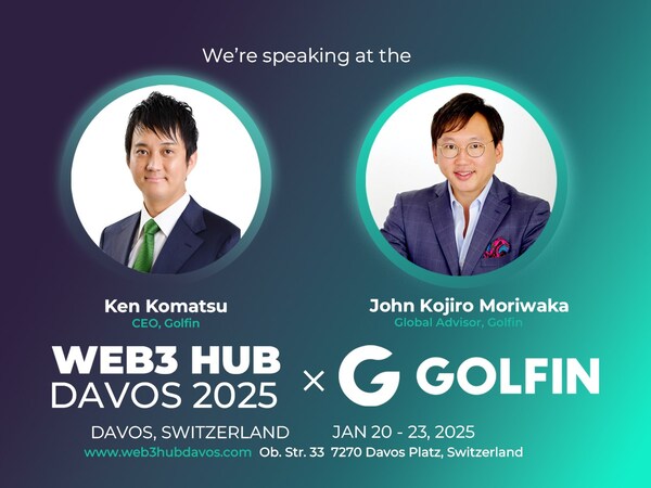 Golfin's founder Ken Komatsu and strategic advisor John Kojiro Moriwaka will present 