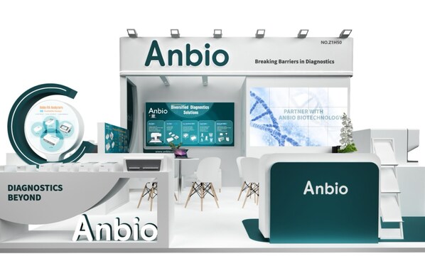 Anbio Biotechnology's booth Z1.H50 at 2025 Medlab Middle East