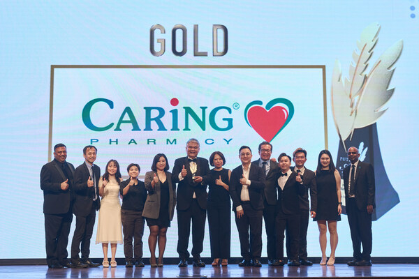 CARiNG Pharmacy Cemerlang di Putra Aria Brand Awards 2024: Pingat Emas untuk Dua Tahun Berturut-turut！