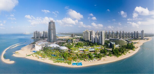 Aerial view of Forest City Island 1