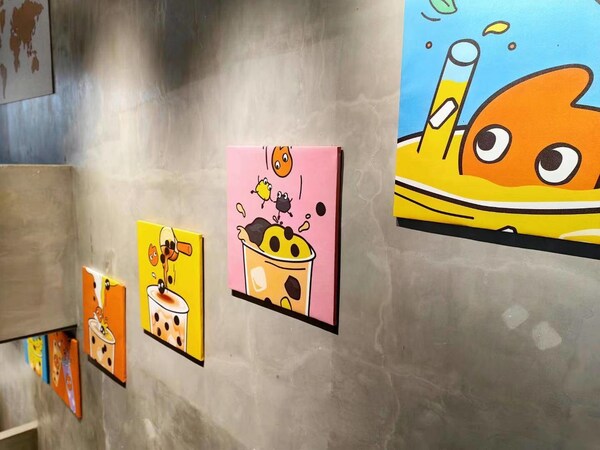 Interior of Phnom Penh CoCo Bubble Tea Store