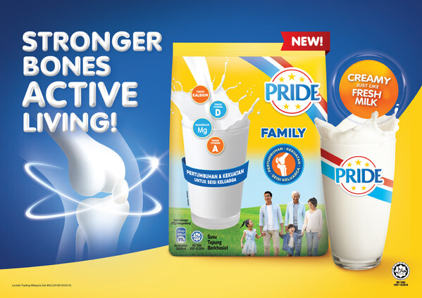 Lactalis Memperkenalkan PRIDE Family Milk Powder di Malaysia – Berkhasiat dan Menguatkan Tulang, Menggalakkan Gaya Hidup Aktif untuk Seisi Keluarga