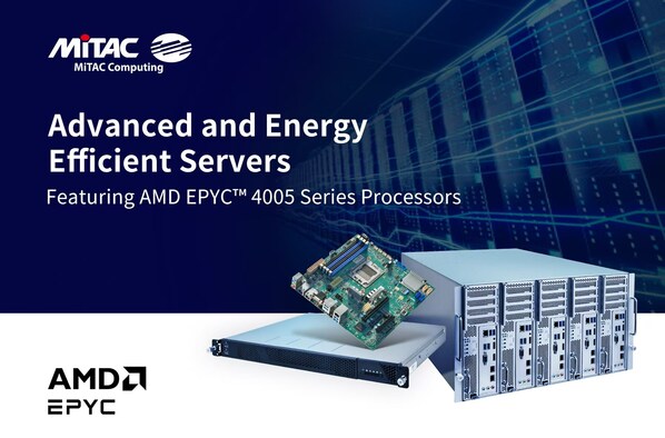Advanced and Energy Efficient Servers Featuring AMD EPYC 4005 Series Processors