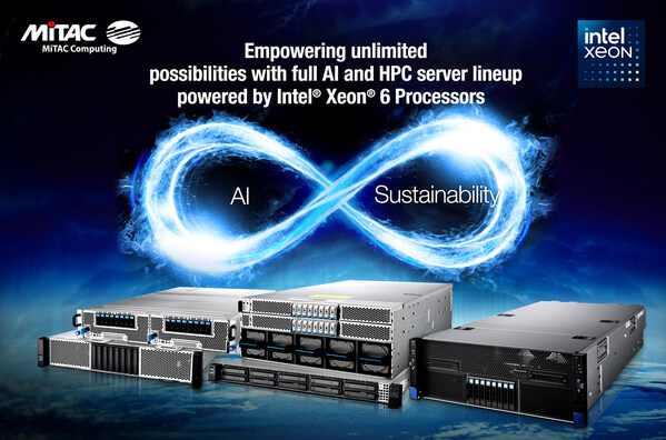 Empowering unlimited possibilities with full AI and HPC server lineup powered by Intel Xeon 6 Processors