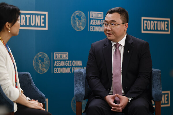 John Zhang interviewed by Fortune during the forum