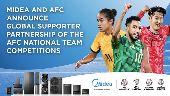 Midea becomes Global Supporter of the AFC’s National Team Competitions