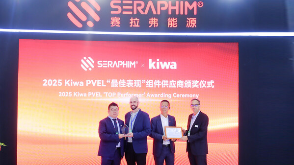 Seraphim and Kiwa PVEL 'Top Performer' Awarding Ceremony at SNEC 2025