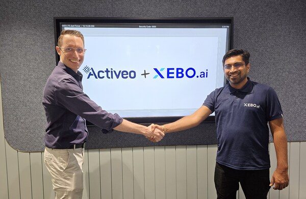 (From Left) Jonathan Mondon, Head of Enterprise at Activeo and Yash Sultania, Co-Founder & CEO at XEBO.ai (From Left) Jonathan Mondon, Head of Enterprise at Activeo and Yash Sultania, Co-Founder & CEO at XEBO.ai