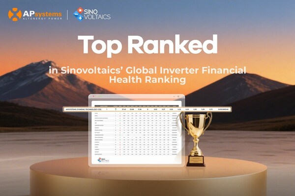 APSystems Topped Sinovoltaics' Global Financial Health Ranking for Inverter Manufacturers