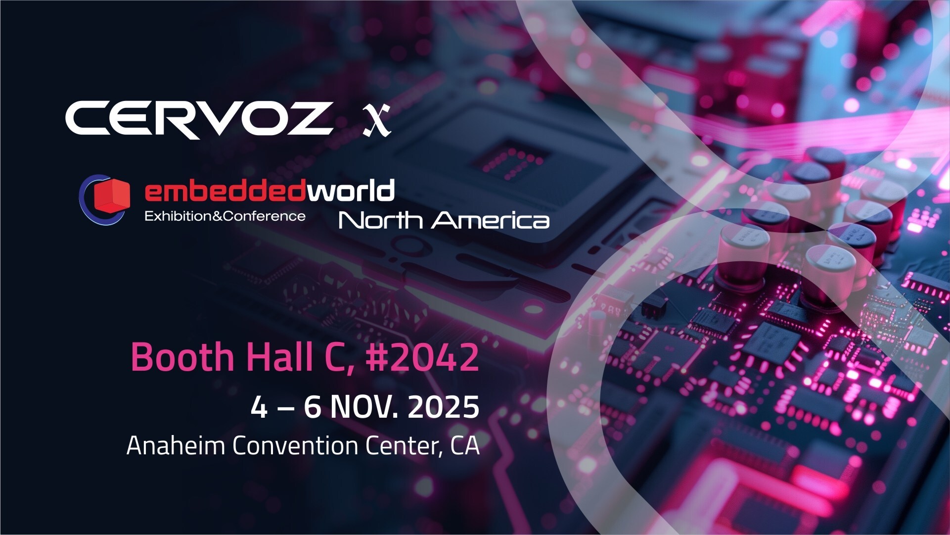 Cervoz to Showcase Edge Storage, Memory, and Expansion Cards at Embedded World North America 2025 Cervoz to Showcase Edge Storage, Memory, and Expansion Cards at Embedded World North America 2025