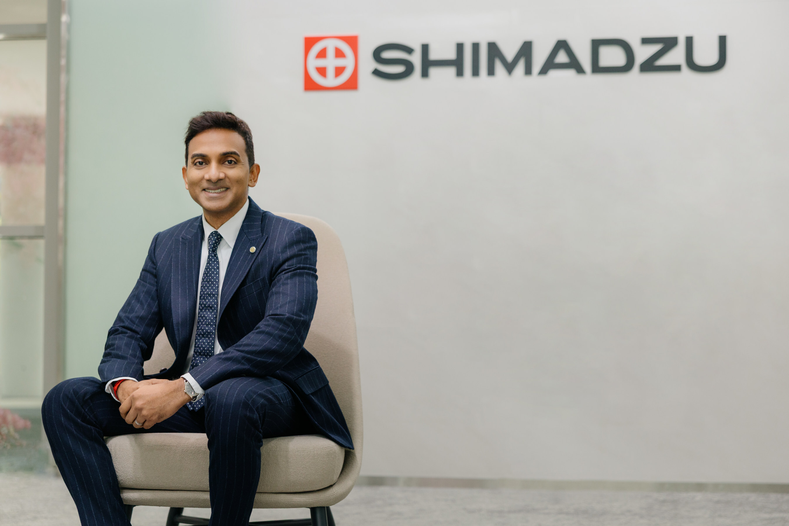 Prem Anand, Managing Director of Shimadzu Asia Pacific and Corporate Officer of Shimadzu Corporation