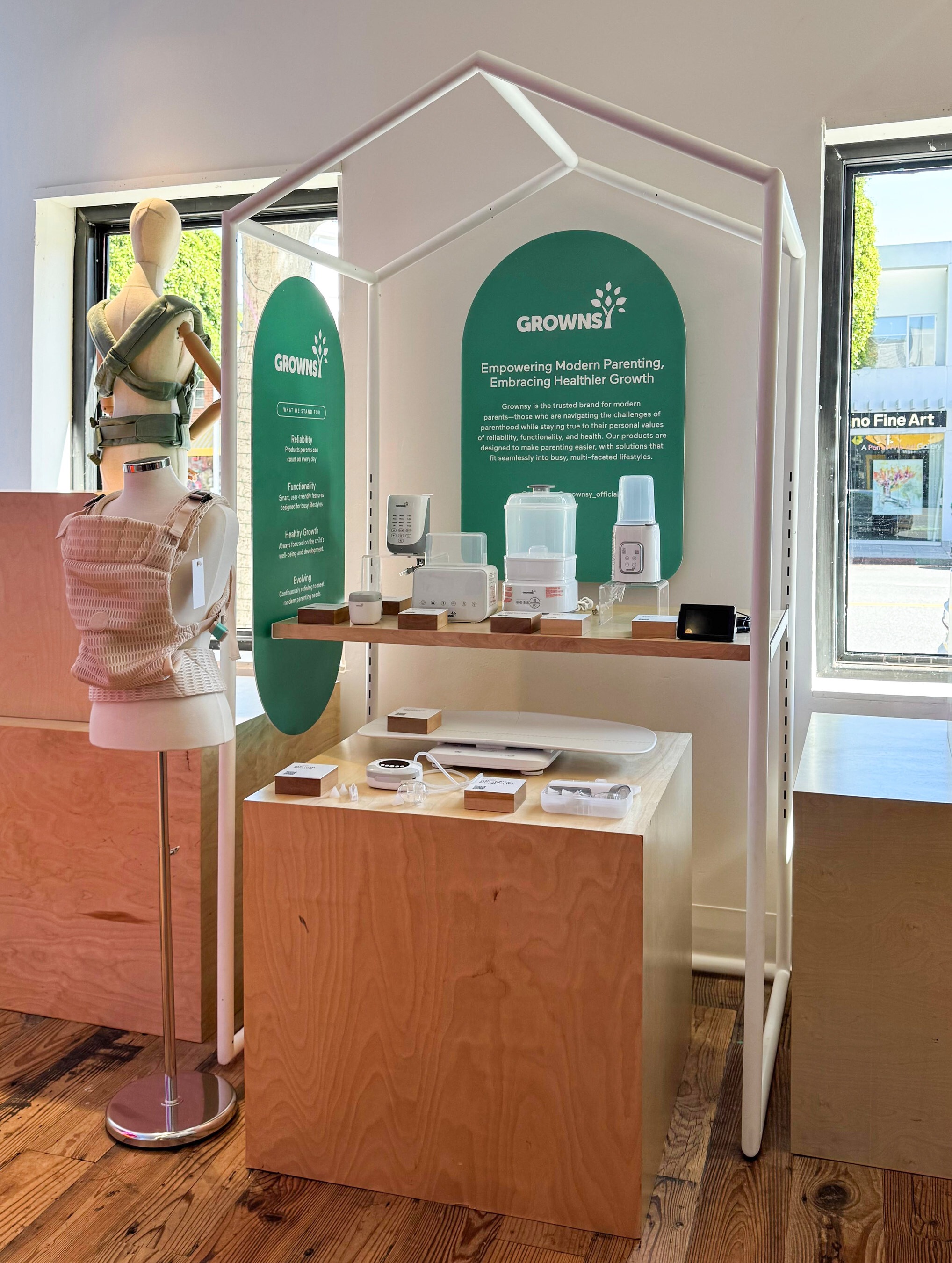 Photo: GROWNSY's product at the Babylist Beverly Hills Showroom Photo: GROWNSY's product at the Babylist Beverly Hills Showroom