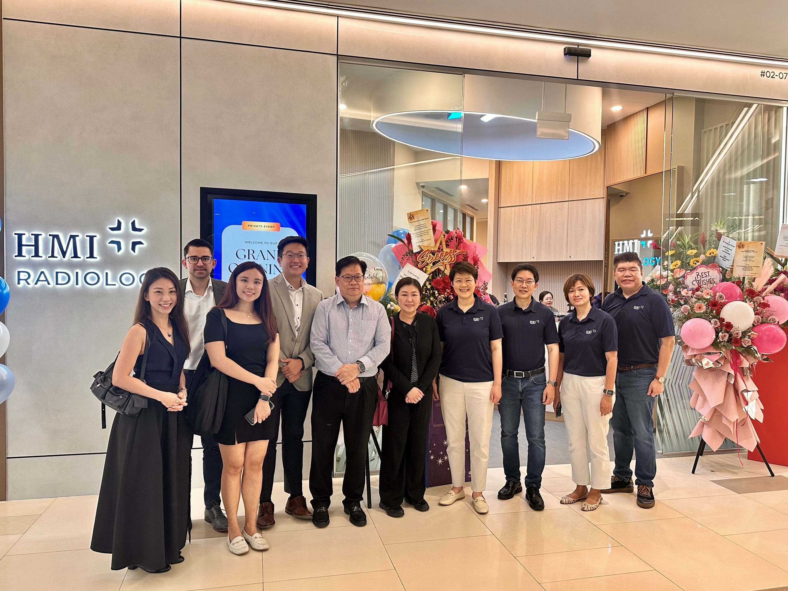 The management of HMI Medical and Siemens Healthineers at the HMI Radiology (Novena) center opening The management of HMI Medical and Siemens Healthineers at the HMI Radiology (Novena) center opening