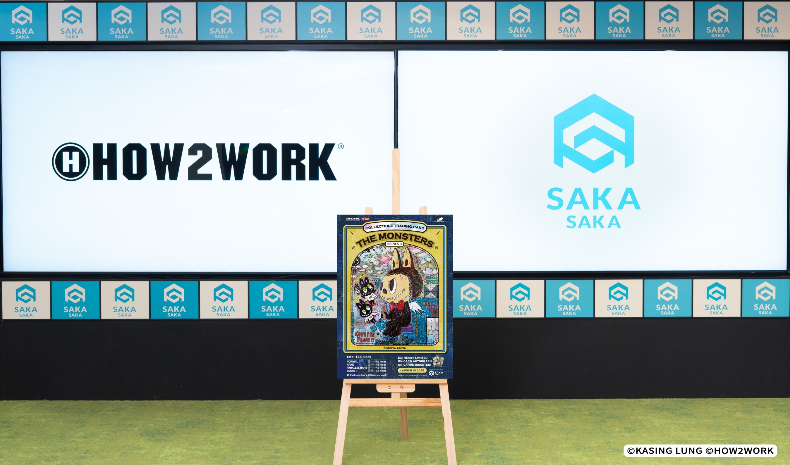 HOW2WORK與SAKA SAKA全球首發 (中國大陸地區除外) HOW2WORK CTC -《The Monsters Series 3》收藏卡牌 作者: 龍家昇