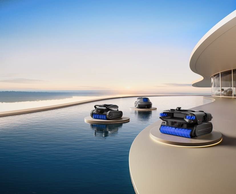 MOVA's line of robotic pool cleaners MOVA's line of robotic pool cleaners