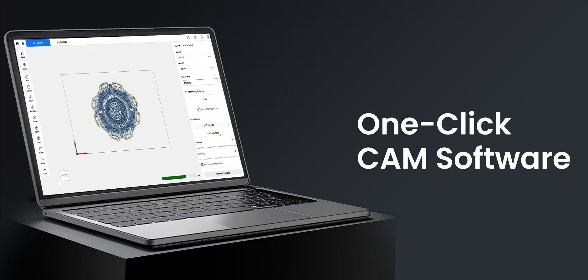 Makera Studio, One-Click CAM Software.