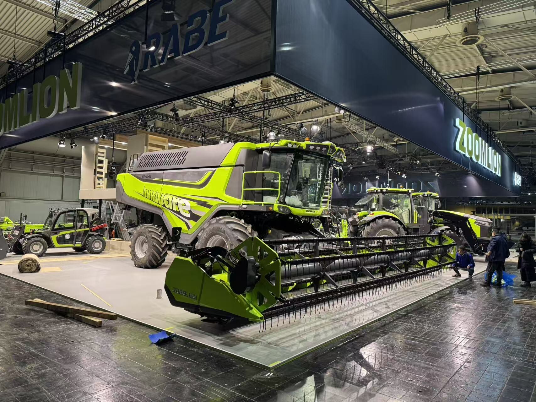 Zoomlion sets up its exhibition area in Hall 5 ahead of AGRITECHNICA 2025 at the Hanover Exhibition Center on Oct. 29 Zoomlion sets up its exhibition area in Hall 5 ahead of AGRITECHNICA 2025 at the Hanover Exhibition Center on Oct. 29