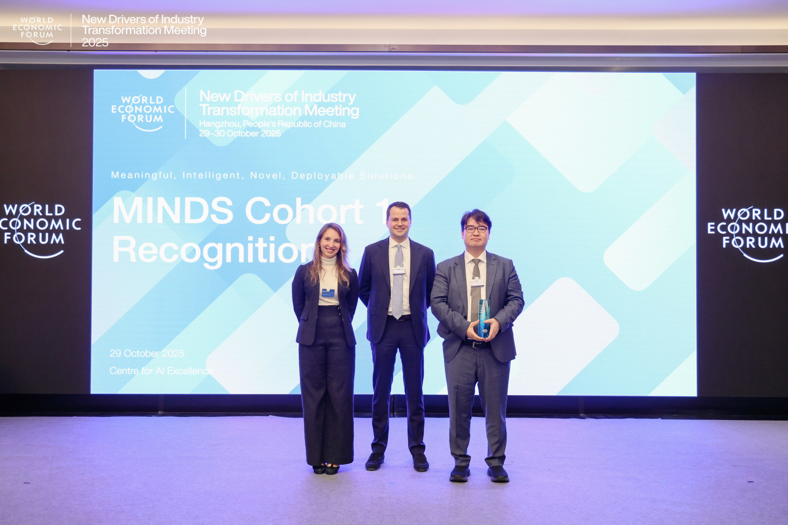 •DEEPX officially recognized with the WEF MINDS 2025 Award and invited as a speaker at the New Drivers of Industry Transformation Meeting 2025.