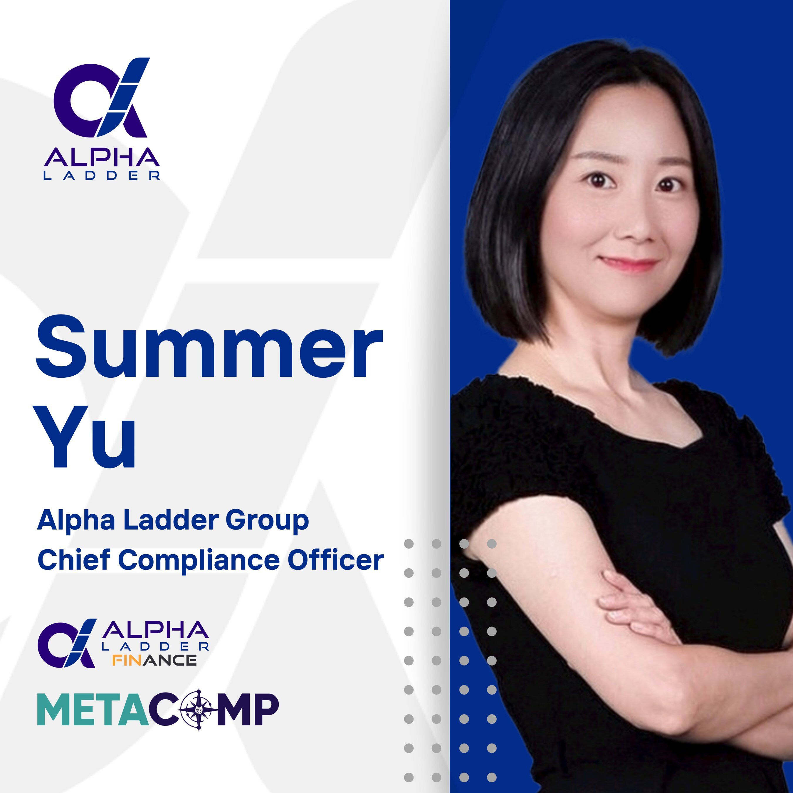 Summer Yu, Group Chief Compliance Officer, Alpha Ladder Group