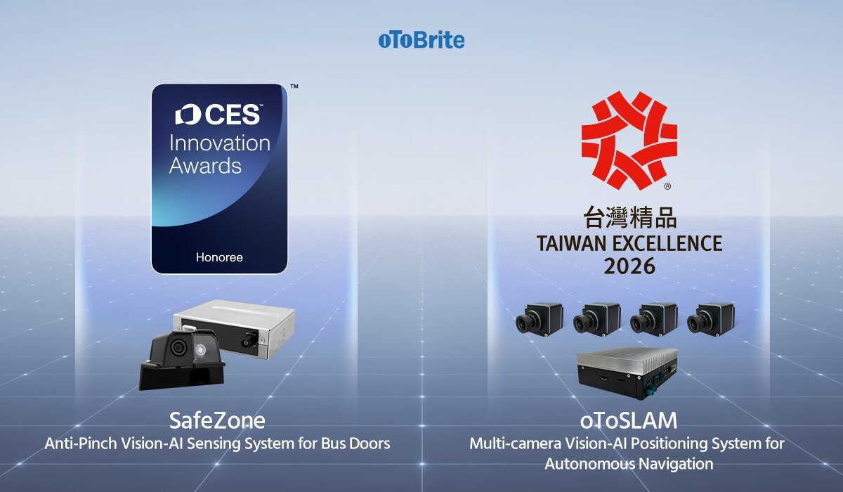 oToBrite Wins Dual Honors at CES 2026 Innovation Awards and Taiwan Excellence Awards 2026