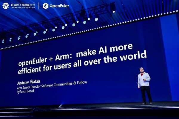 Andrew Wafaa speaking at the summit