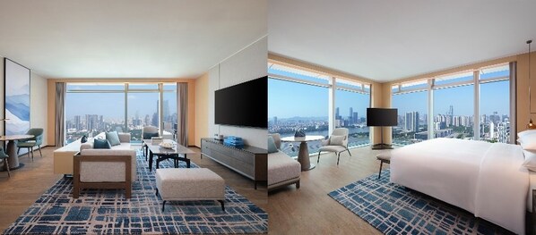 从左至右：广交会万怡酒店万怡套房