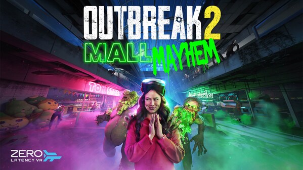 Outbreak 2: Mall Mayhem, available exclusively at Zero Latency VR venues worldwide
