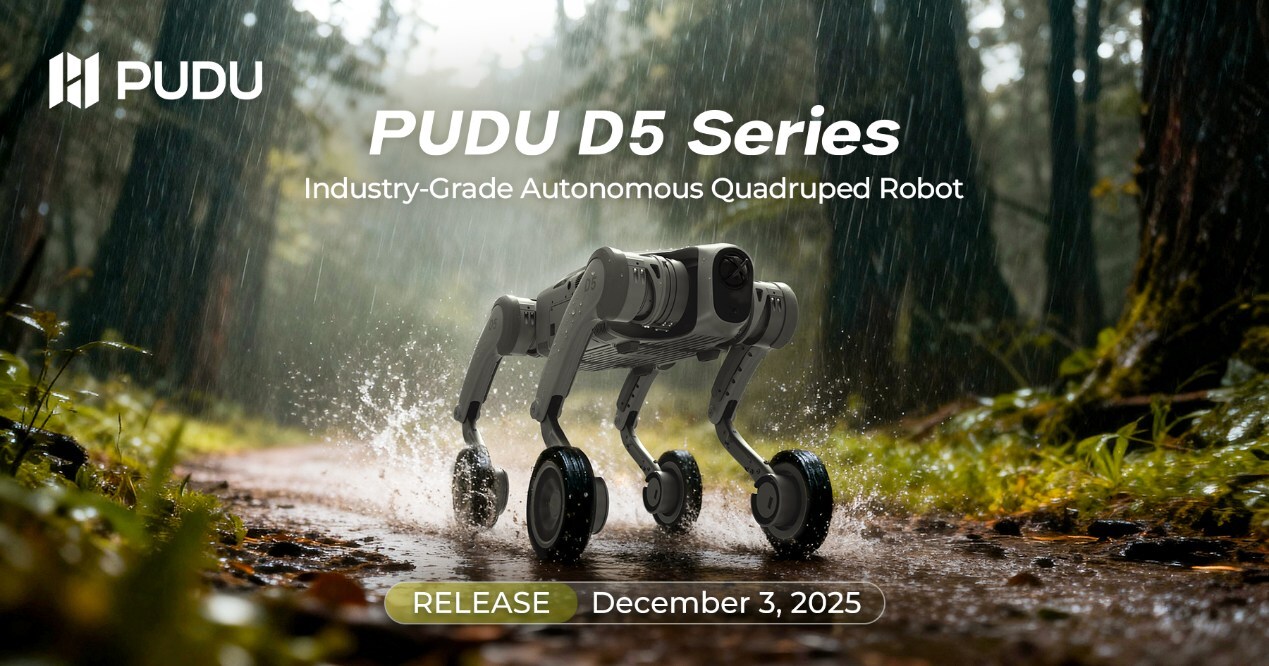PUDU D5 Series: Industry-grade Autonomous Quadruped Robot