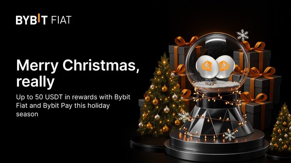Bybit Gives Away 25,000 USDT in Holiday Rewards for Fiat and Pay Users (PRNewsfoto/Bybit)