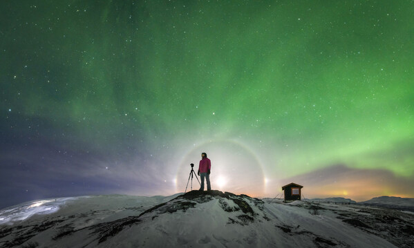 Northern lights therapy in Sweden. Credits: G?ran Strand/imagebank.sweden.se