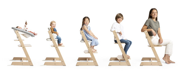 Stokke的Tripp Trapp®成长椅，为每一阶段成长而备